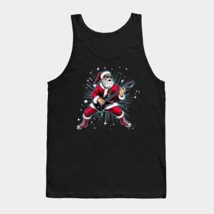 Christmas Santa Popstar 35 Tank Top